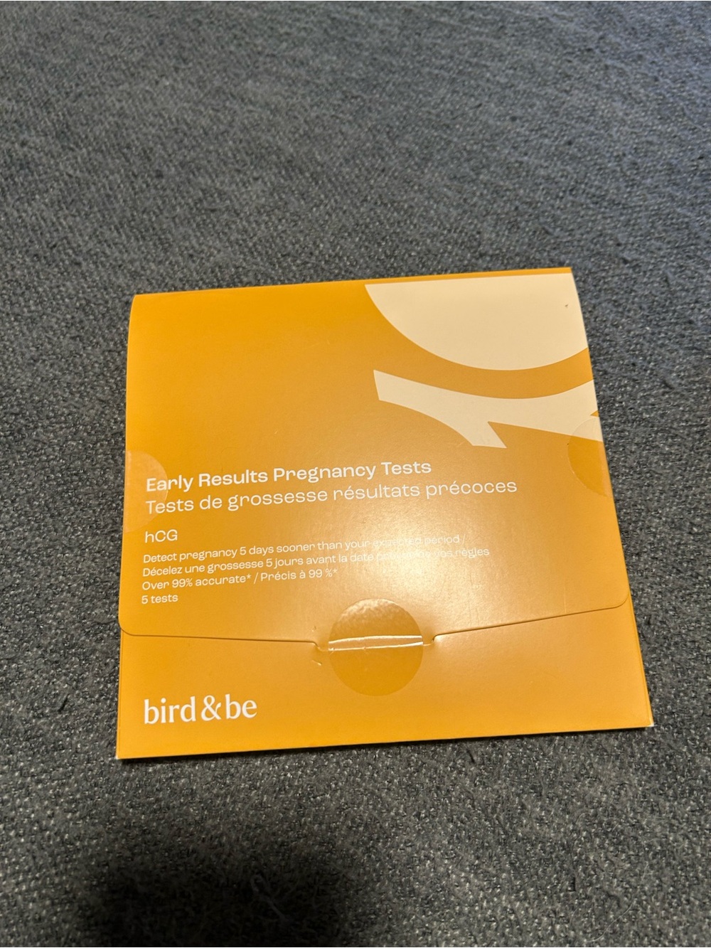 🧡5/$25🧡Early Results Pregnancy Tests - Yellow